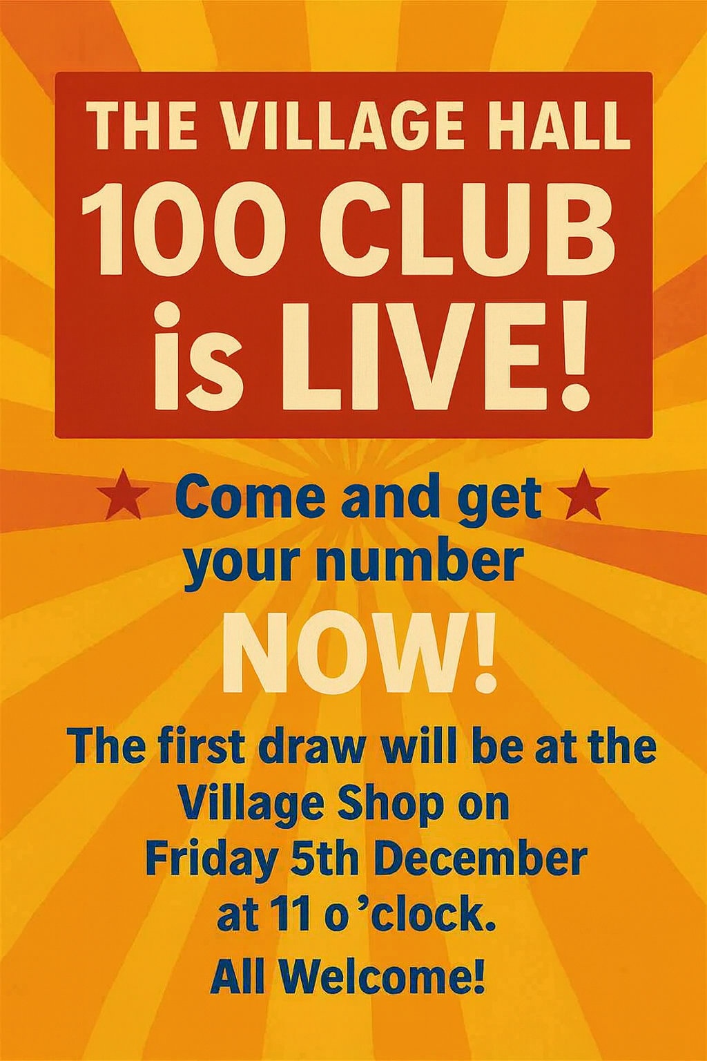 100 club poster